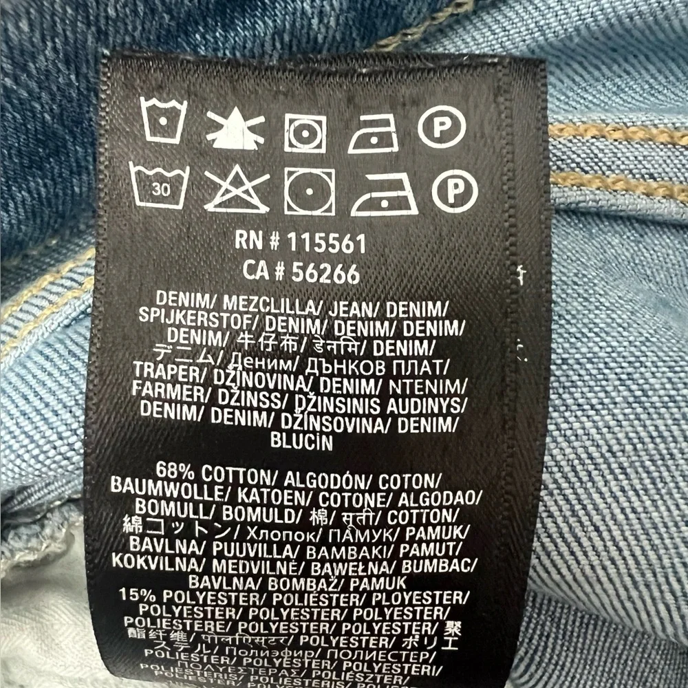 7 For All Mankind Skinny Jeans Women Size 23‎ Light Blue Denim (0647) - Picture 8 of 15